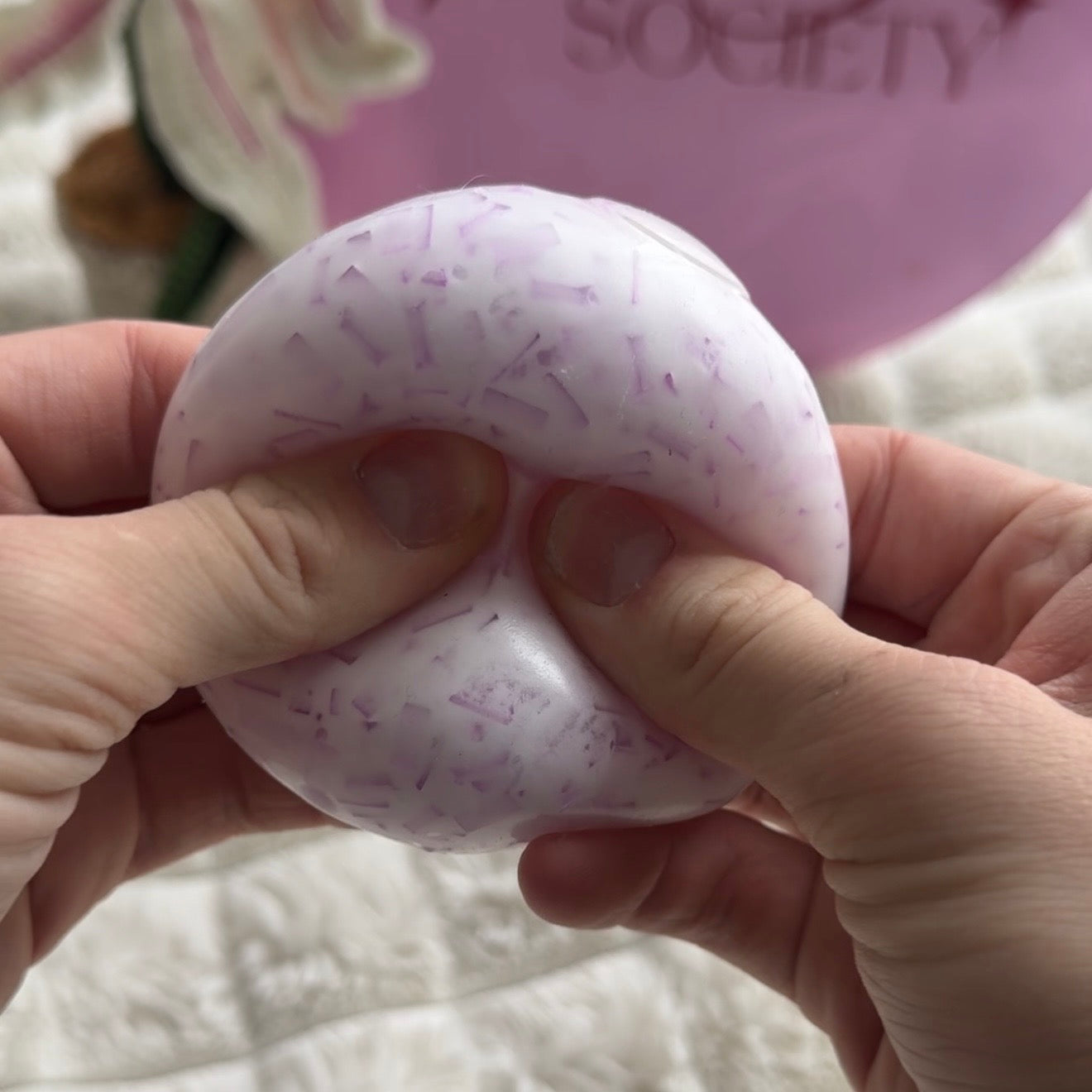 🪻 Lavender Milk Crunch Ball