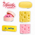 ⭐ 6pc Collectible Squishy Sticker Pack – Series 1