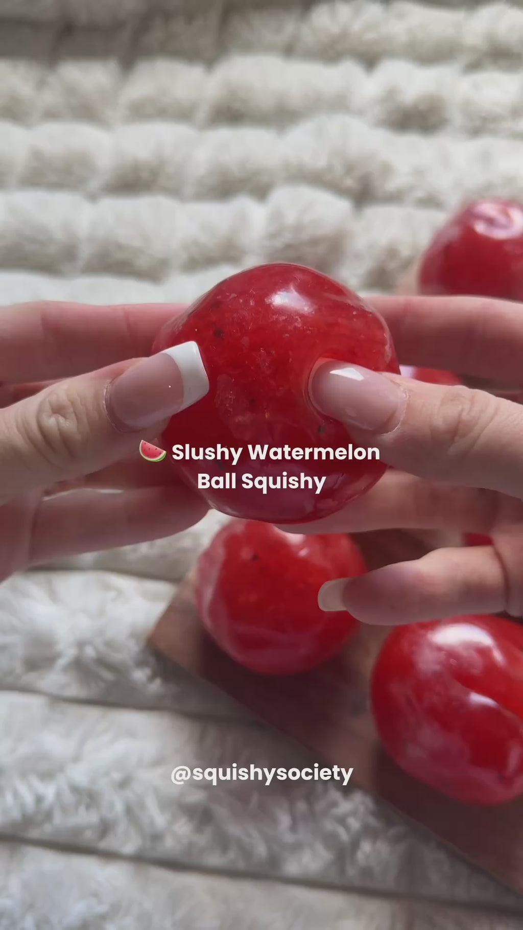 🍉 Slushy Watermelon Ball Squishy