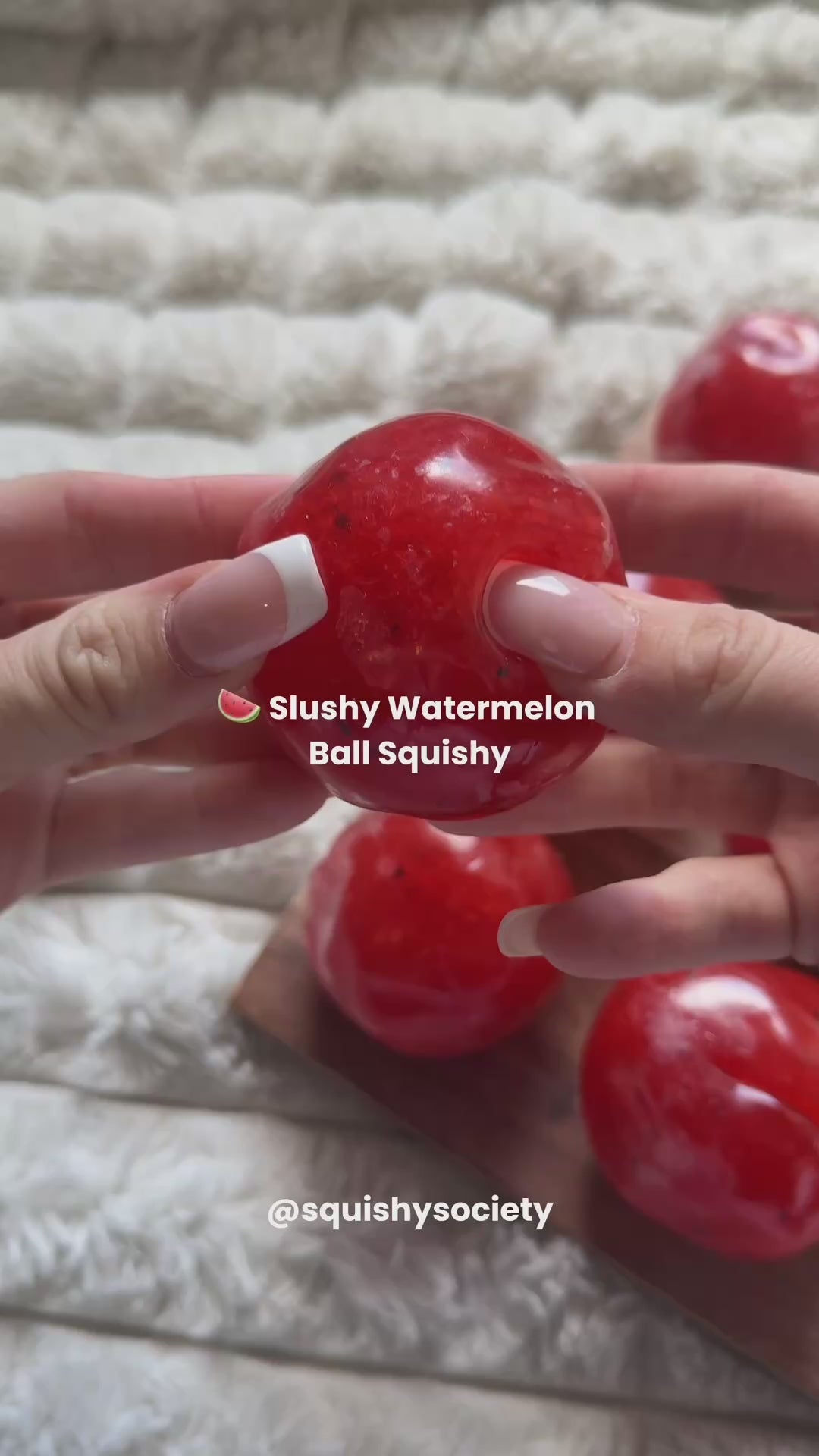 🍉 Slushy Watermelon Ball Squishy